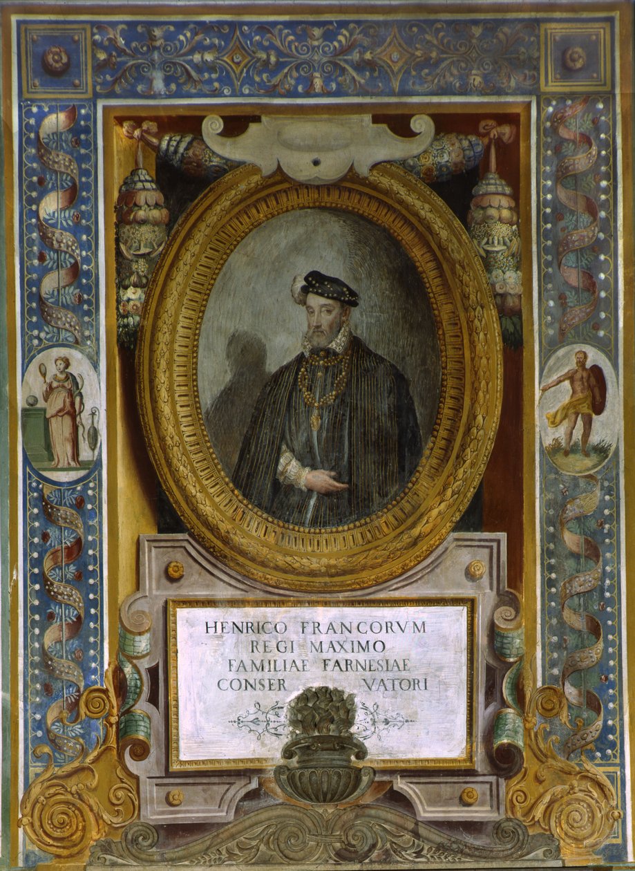 Portrett av Henry II av Frankrike av Taddeo Zuccari