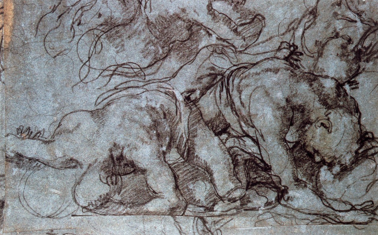 The Fighters, 1500-tallet. av Taddeo Zuccari