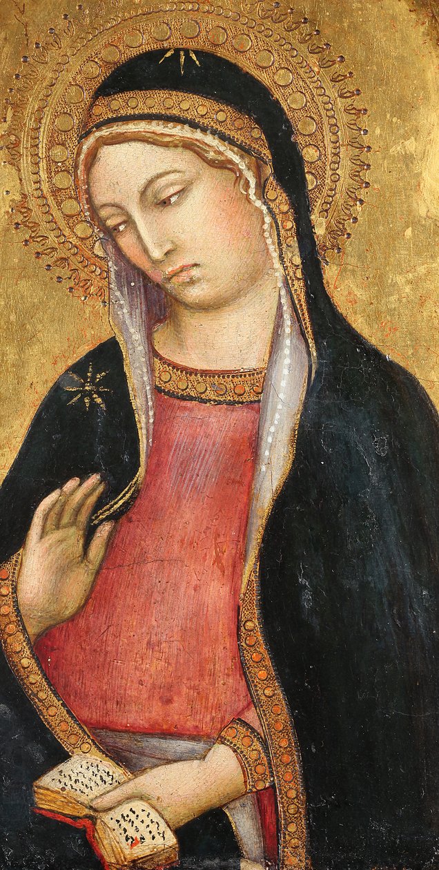 Maria ved bebudelsen av Taddeo di Bartolo