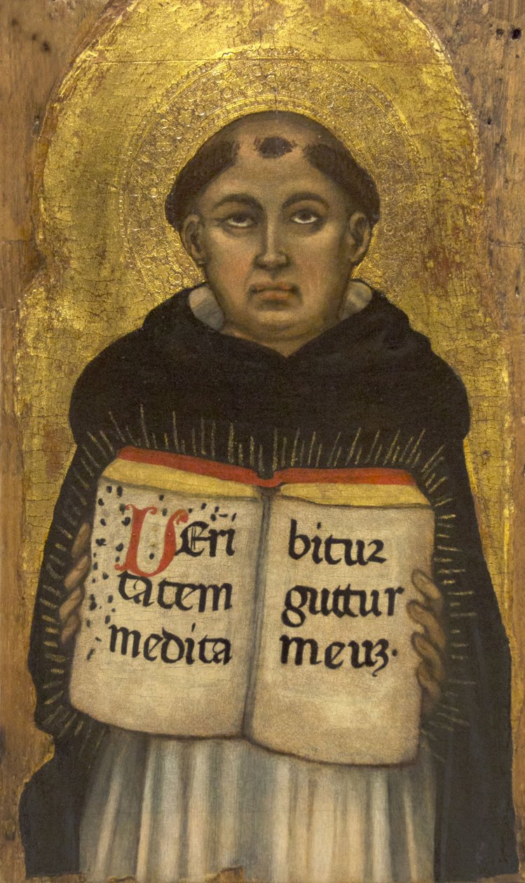 Saint Thomas Aquinas, 1418. av Taddeo di Bartolo