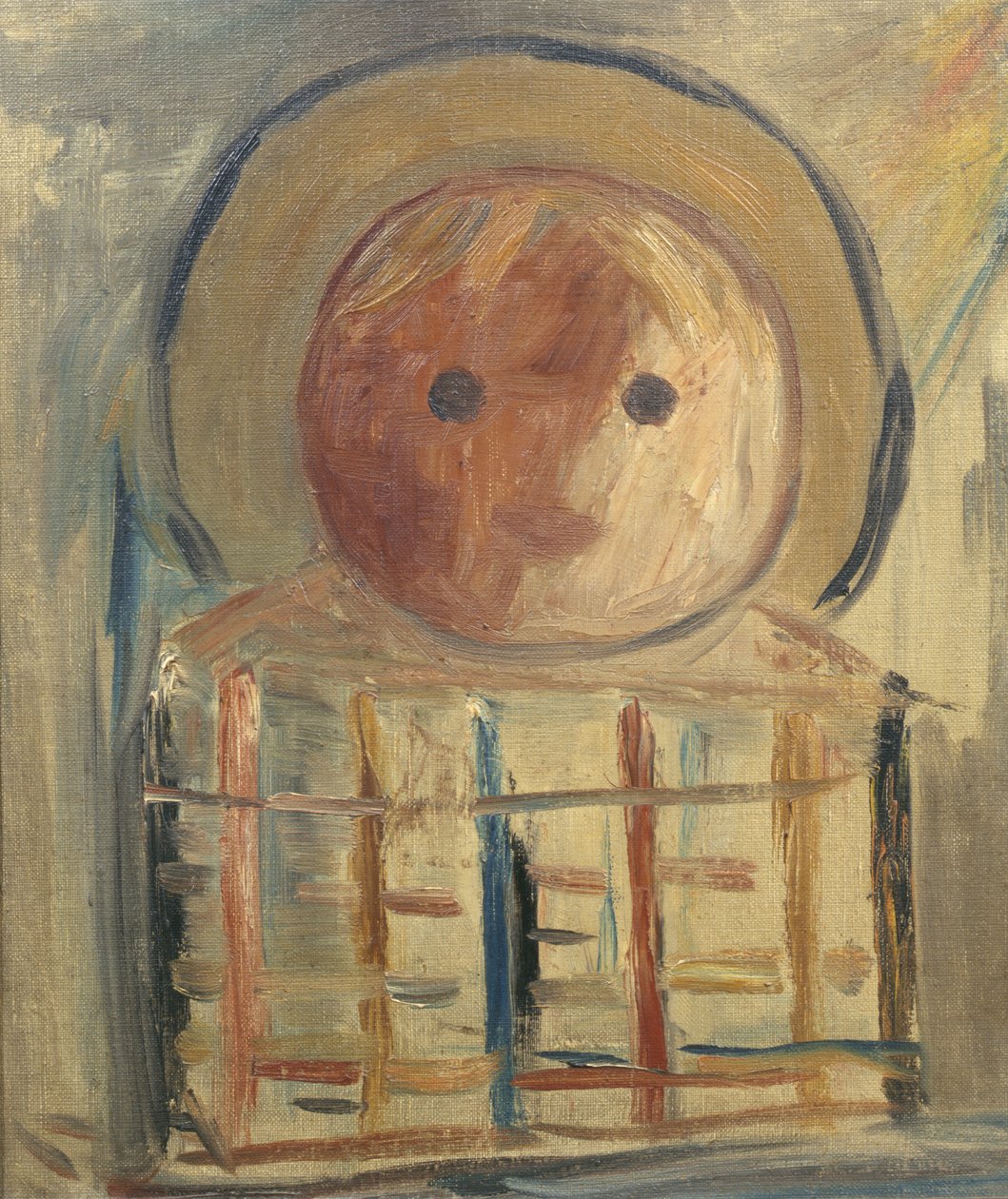 Imaginary Head of a Infant, ca. 1925-32 av Tadeusz Makowski