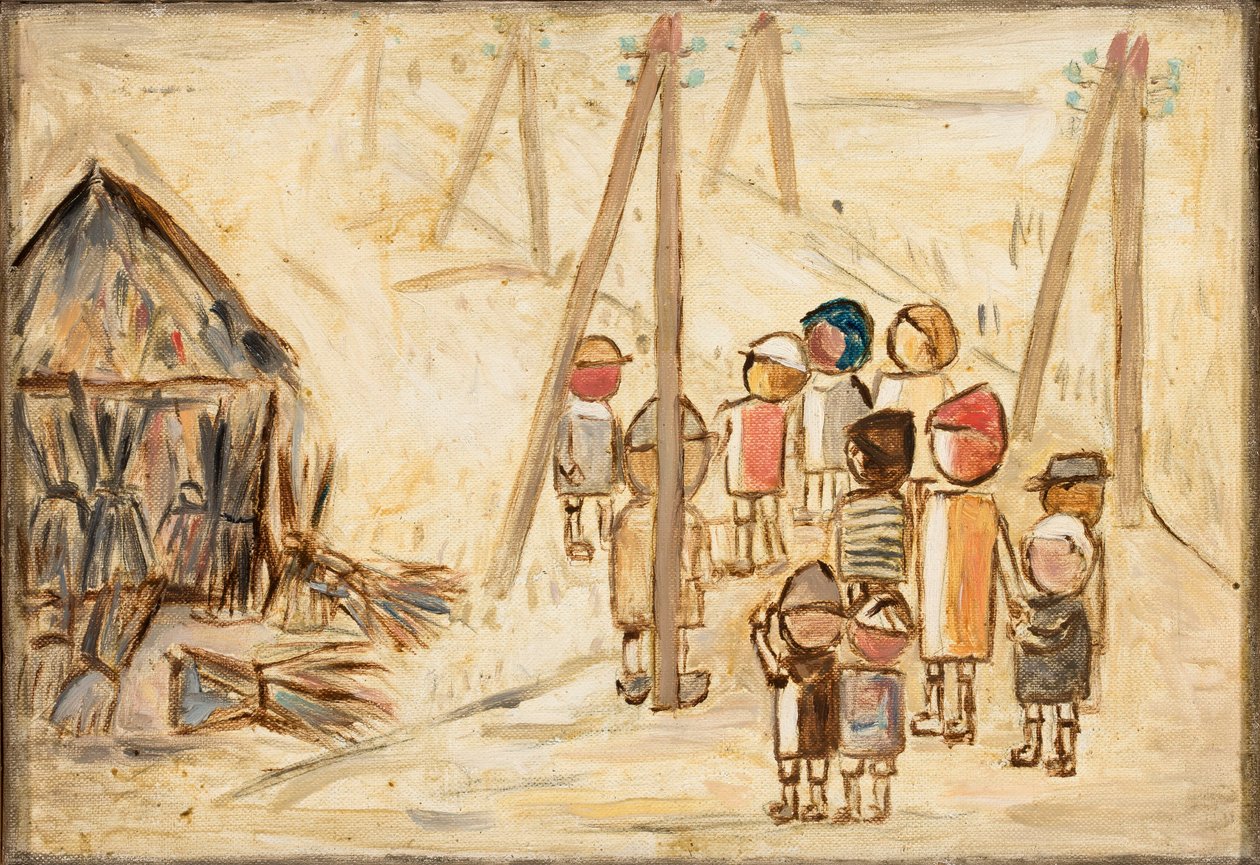 Barn på veien av Tadeusz Makowski
