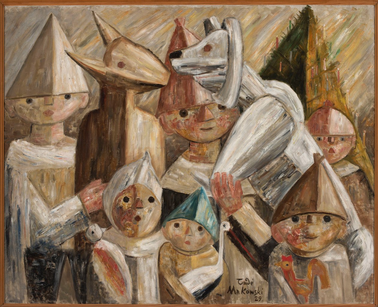 Barn med en turon av Tadeusz Makowski