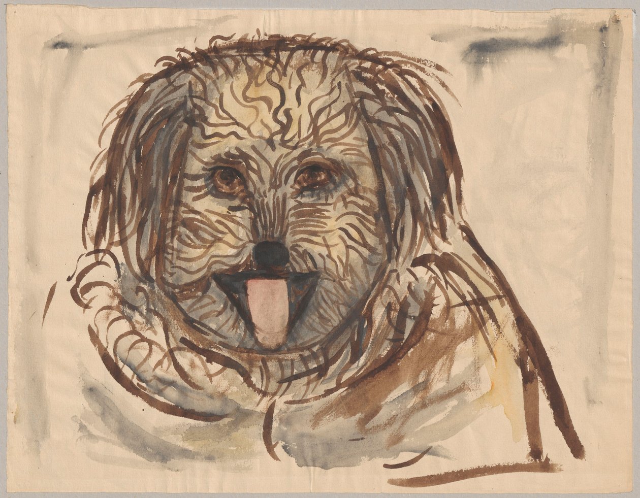 Hode av en hund av Tadeusz Makowski