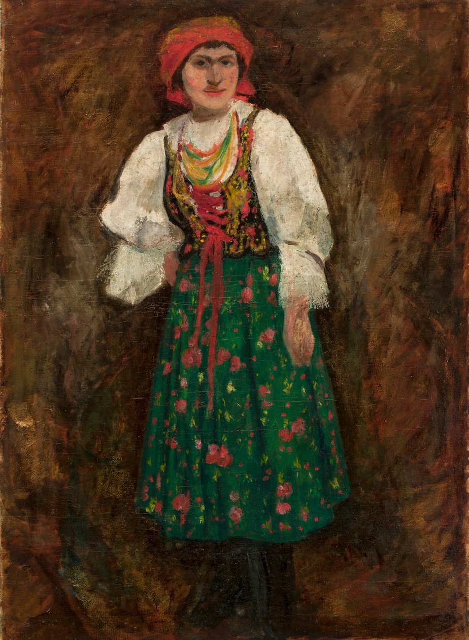 Krakowsk kvinne av Tadeusz Makowski