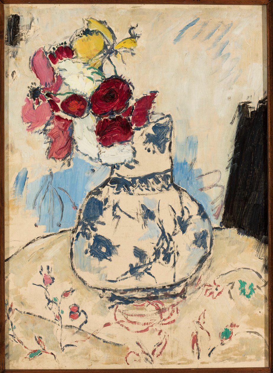 Blomster i en vase av Tadeusz Makowski