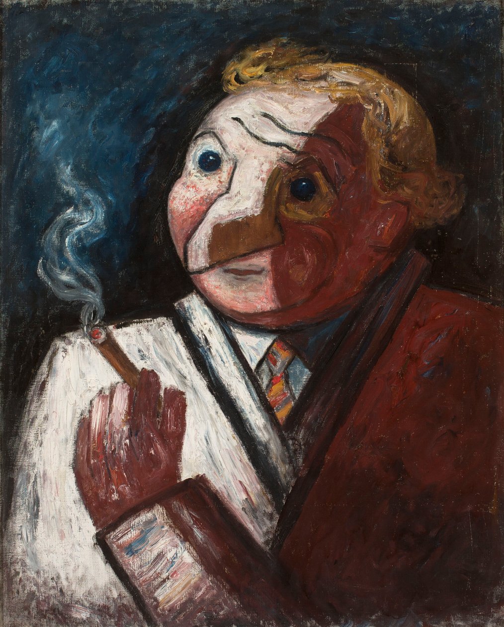 Mann med sigar (Stéphane Manier) av Tadeusz Makowski