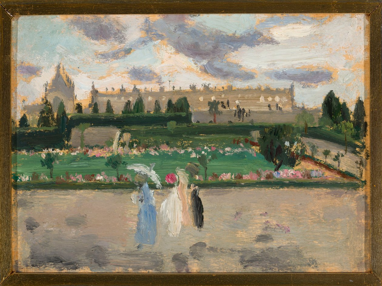 Bylandskap (Esplanade des Invalides) av Tadeusz Makowski