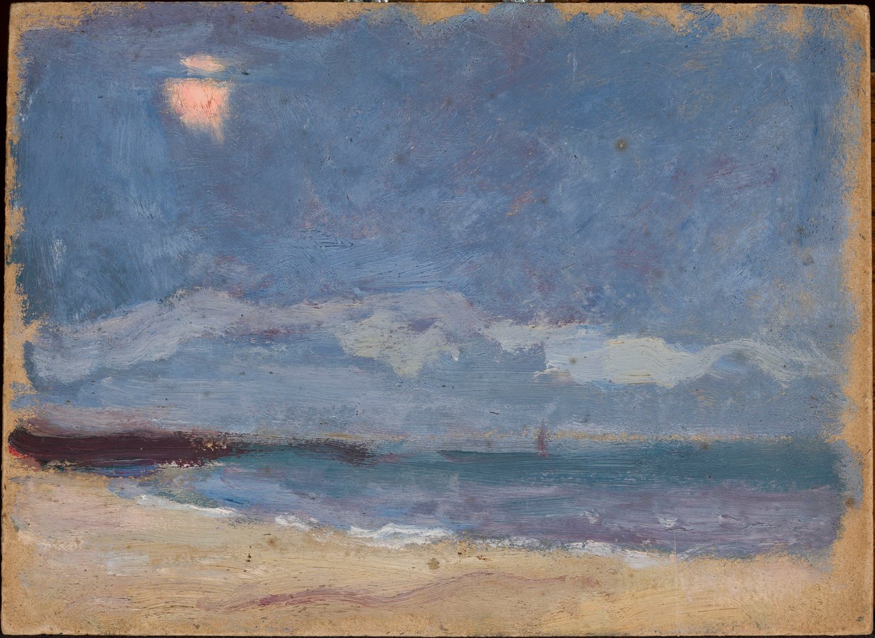 Havlandskap (sol bak en sky) av Tadeusz Makowski
