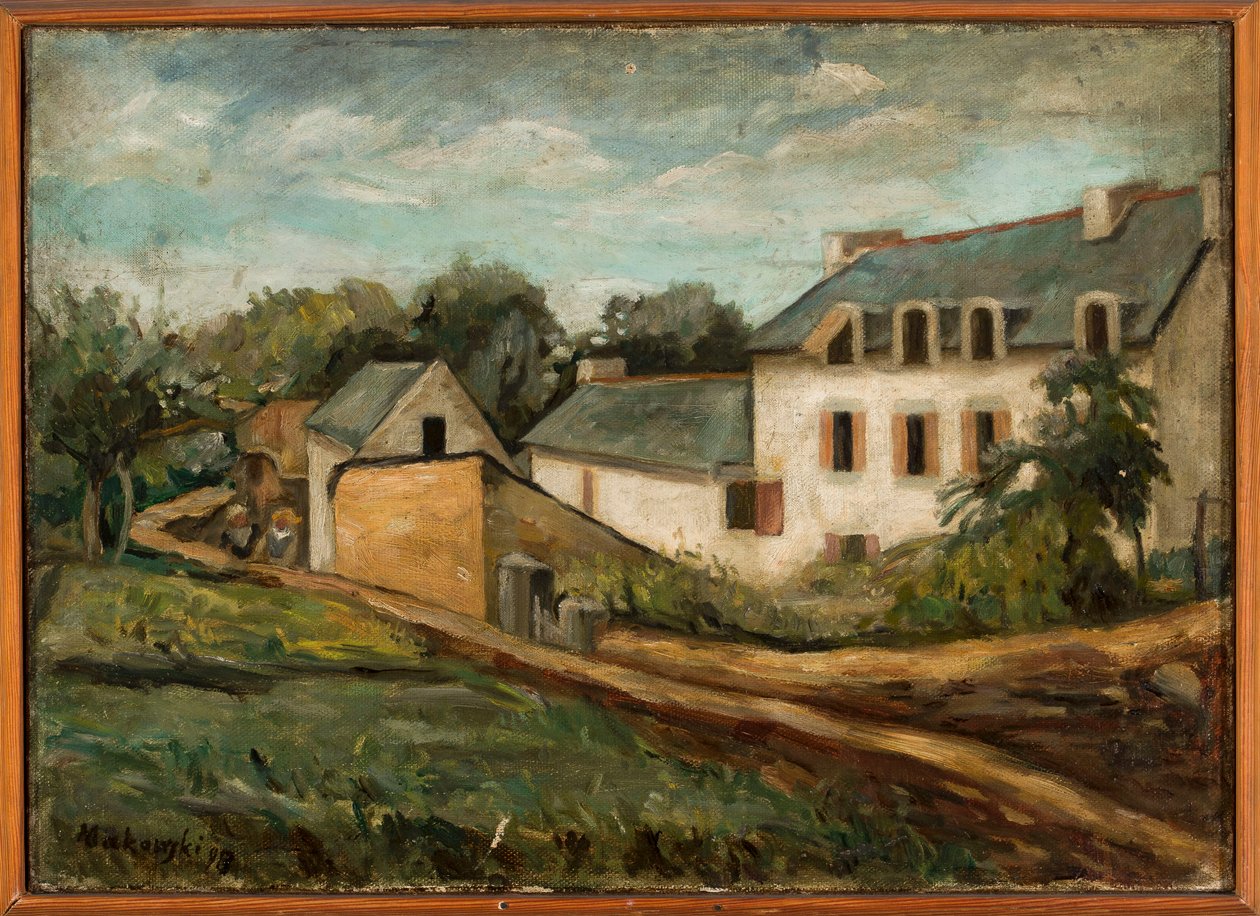 Landskap med Le Pouldu av Tadeusz Makowski