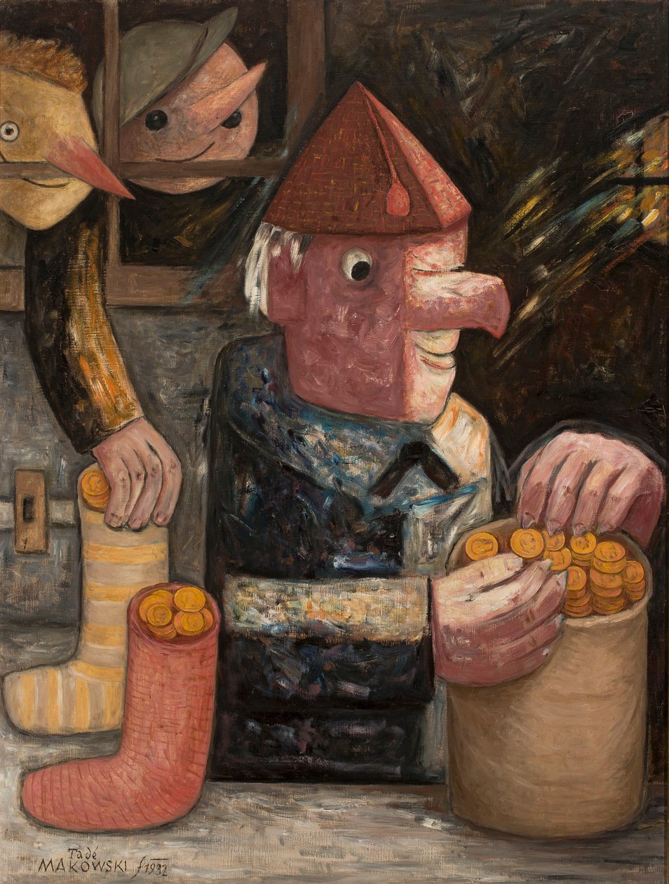 Gjerrigknarken av Tadeusz Makowski