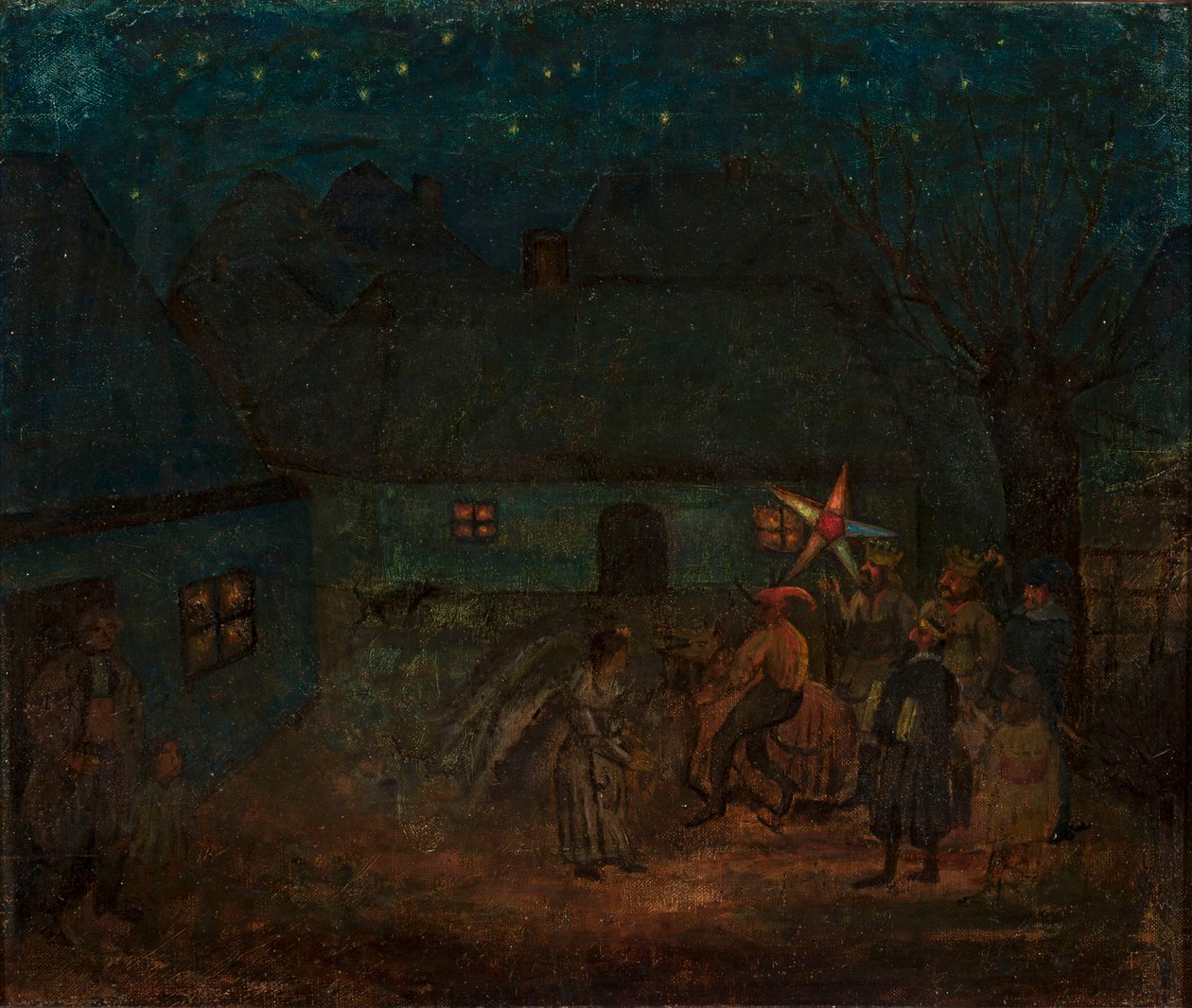 Krakówsk julekrybbe av Tadeusz Makowski