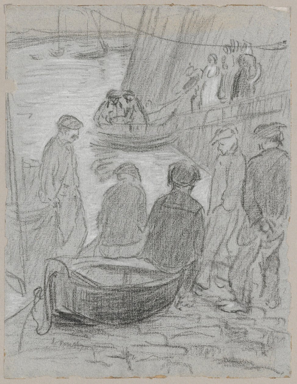 I fiskerhavnen av Tadeusz Makowski