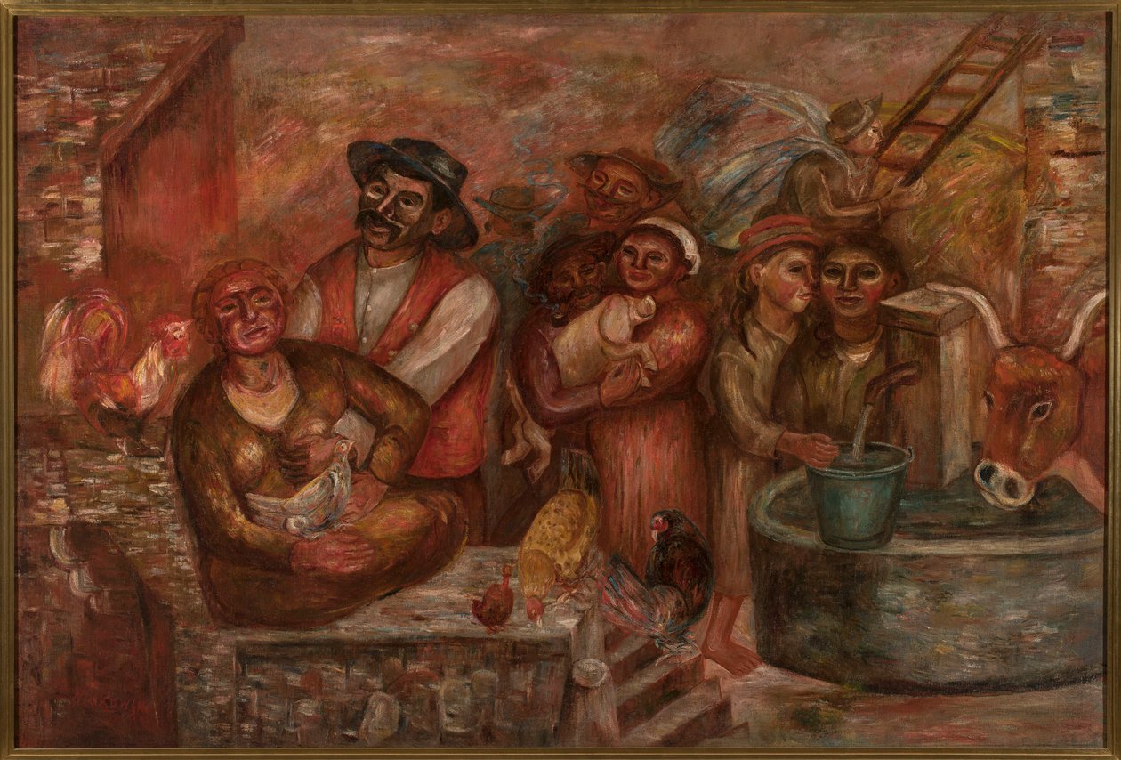Bønder av Tadeusz Makowski