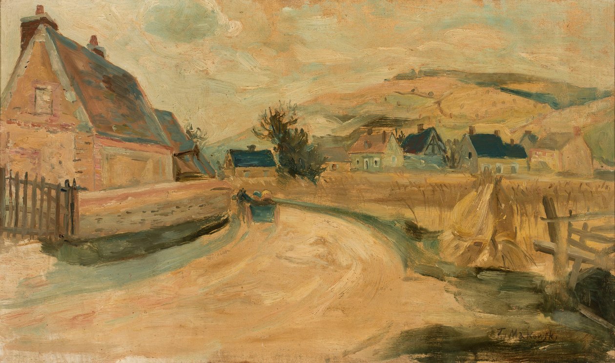 Landsbyen Merey av Tadeusz Makowski