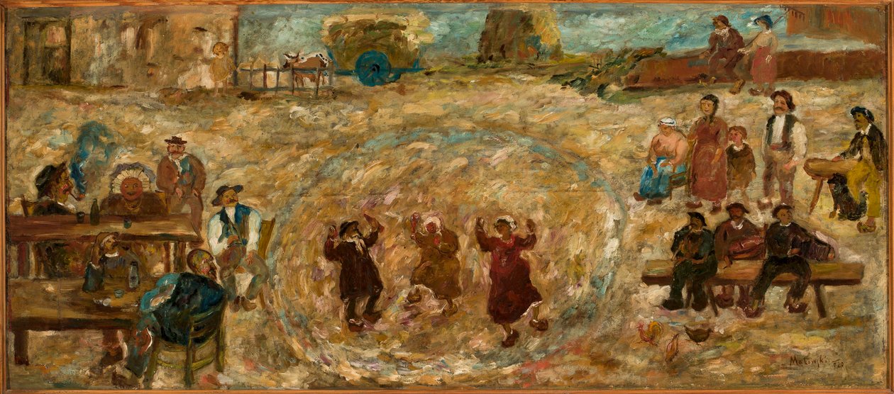 Landsbyfornøyelse av Tadeusz Makowski