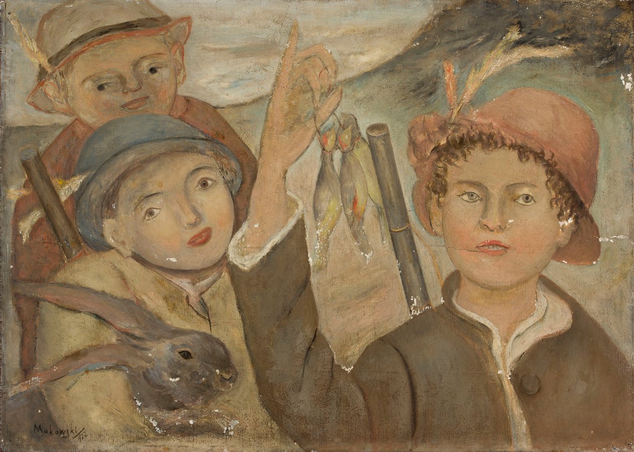 Jaktlek av Tadeusz Makowski