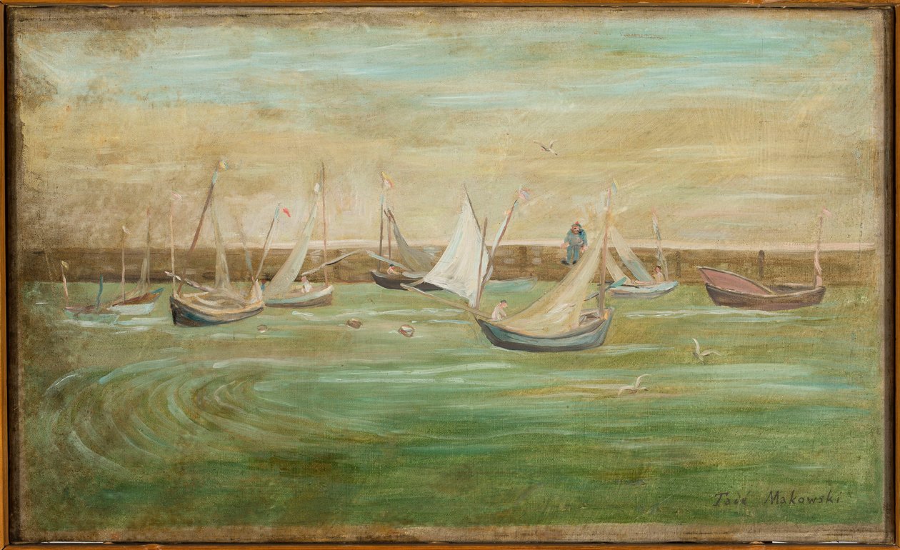 Seilbåter av Tadeusz Makowski