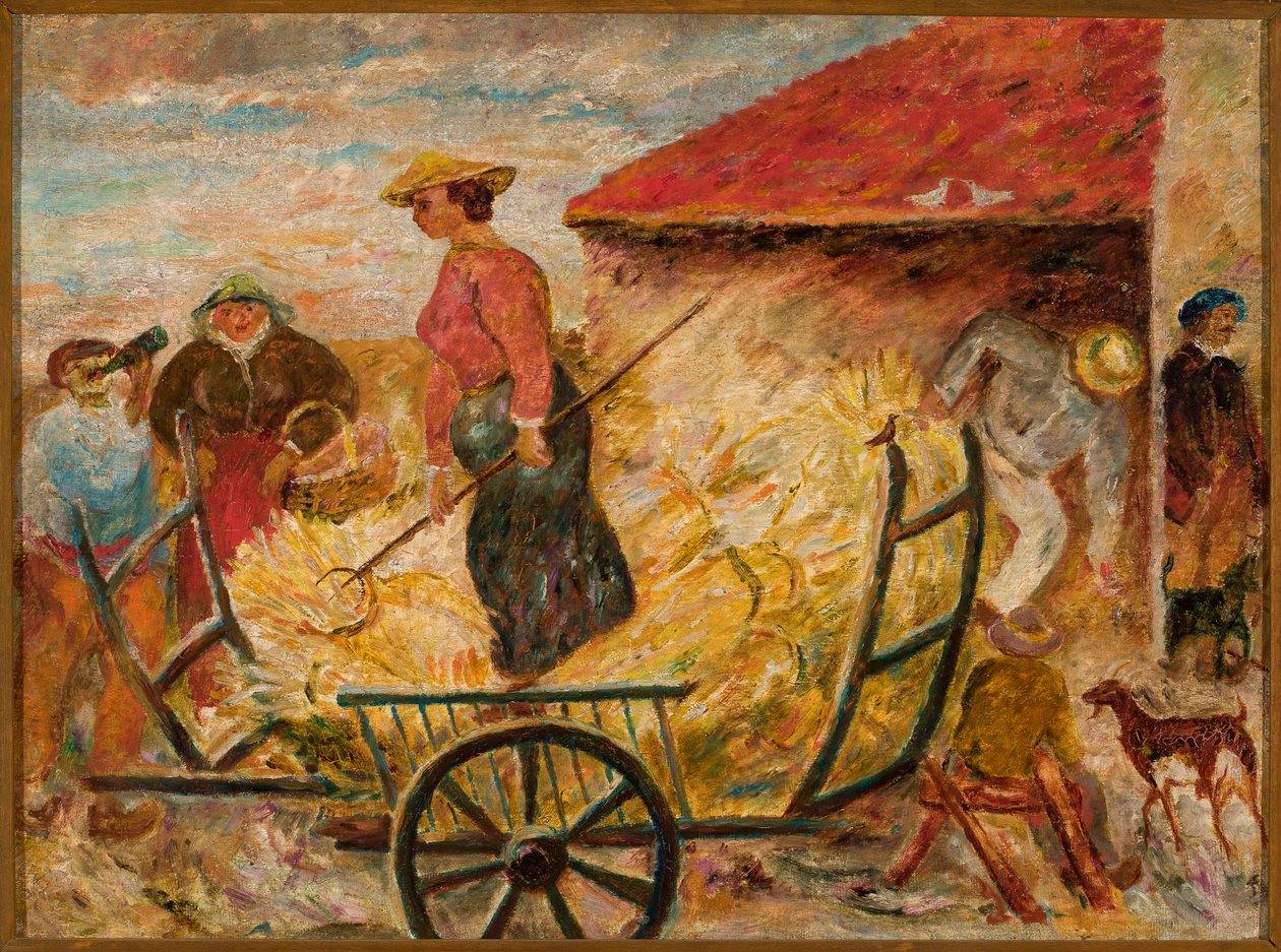 Transport av korn av Tadeusz Makowski