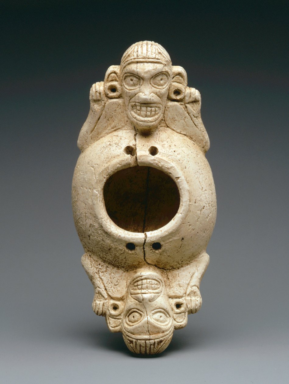 Effigy Vessel (manatee bein) av Taino Culture