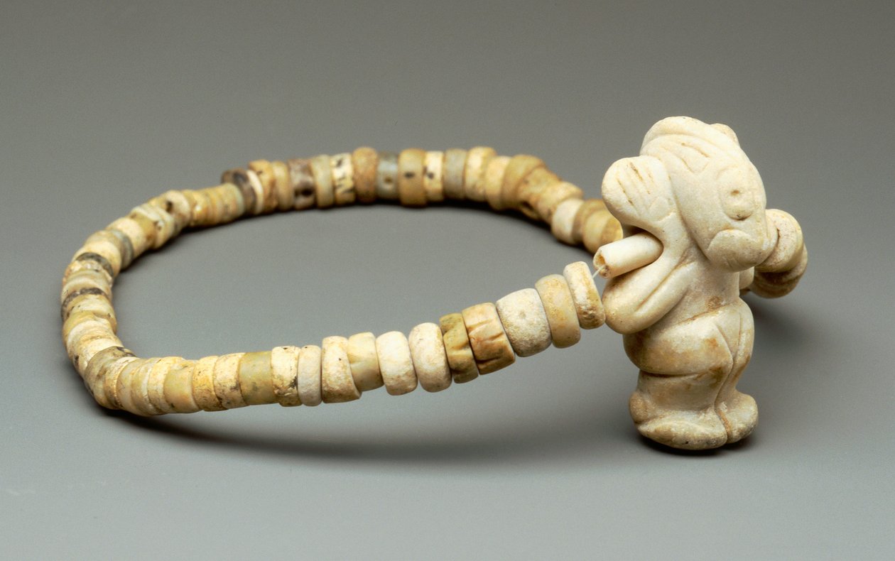 Halskjede med amulett av Taino Culture