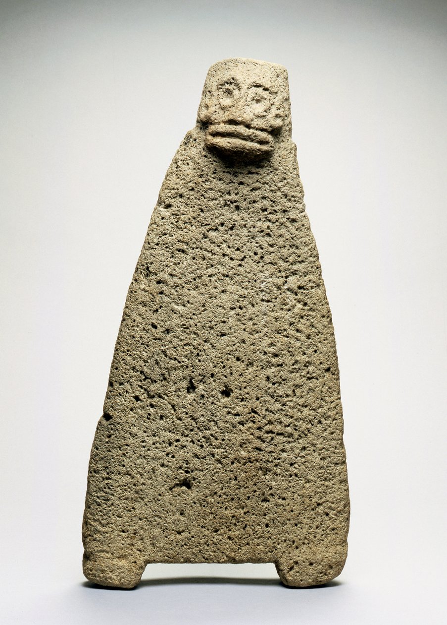 Trekantet figur av Taino Culture
