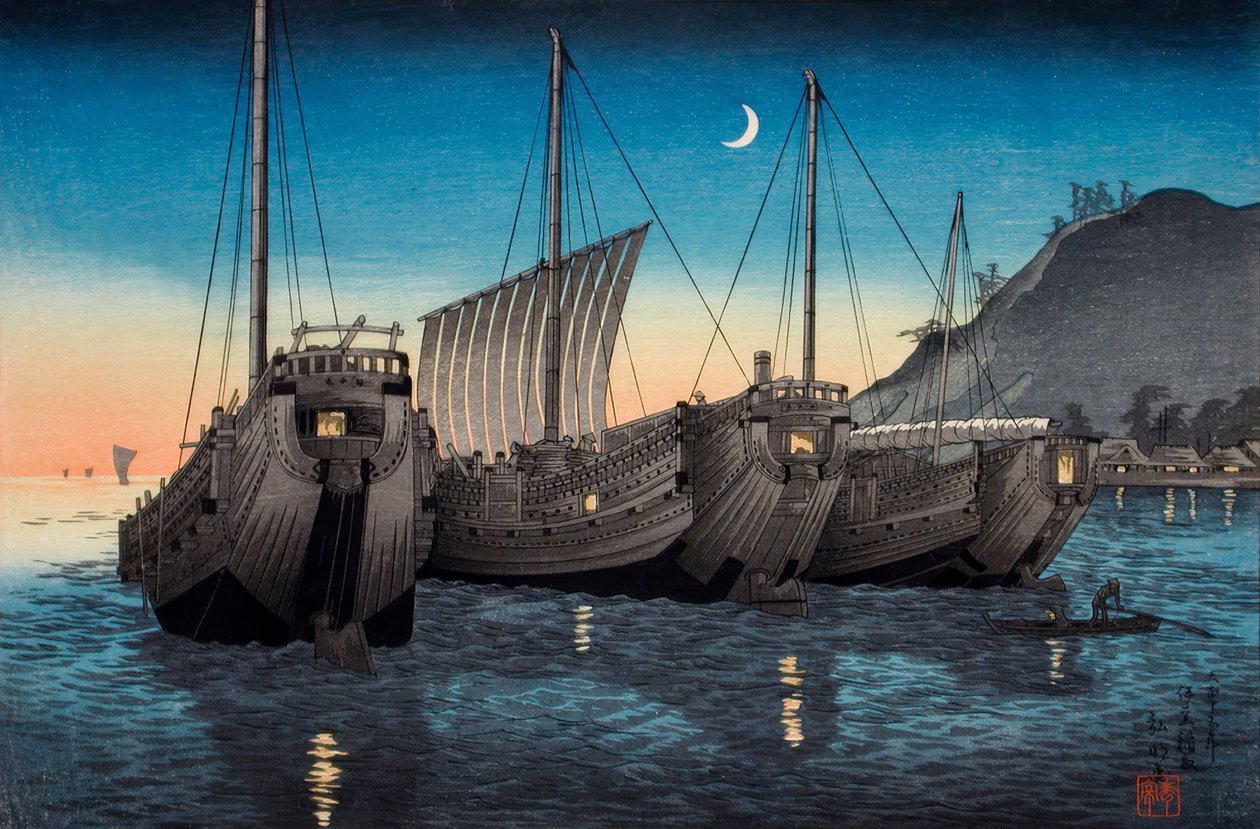 Søppel i Inatori Bay, Izu av Takahashi Hiroaki
