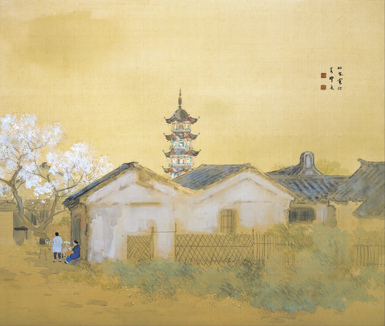Rolig vår i Jiangnan av Takeuchi Seiho