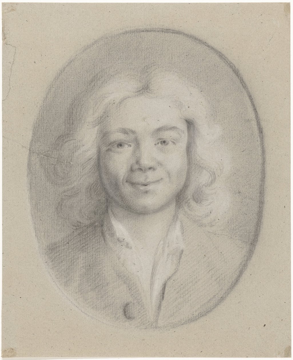 smilende ung mann av Tako Hajo Jelgersma (attributed to)