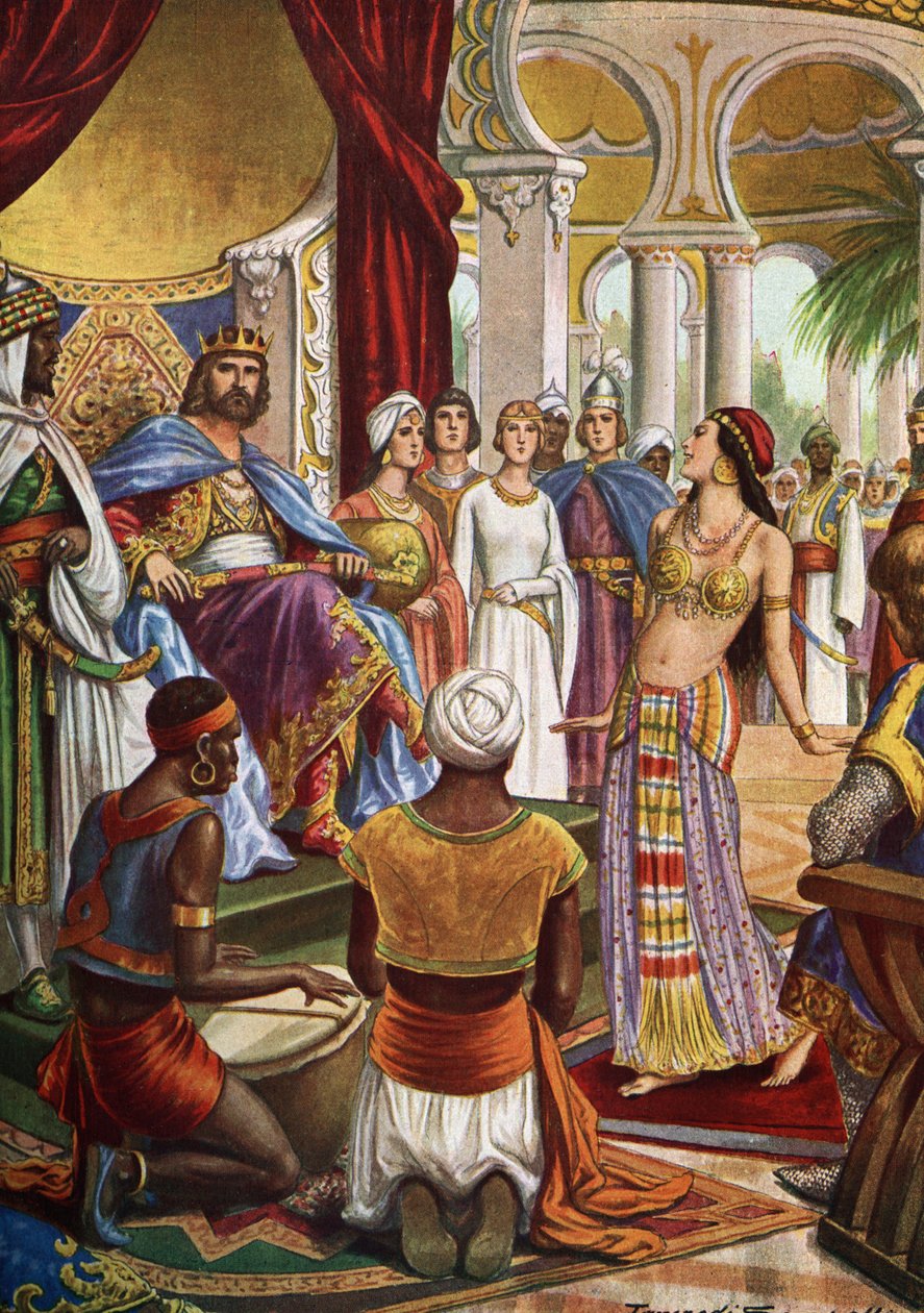 Arabisk-normannisk kultur: "" Prakten til det kongelige hoffet til Roger II av Hauteville (Ruggero Altavilla) (1097-1154), grunnleggeren av monarkiet på Sicilia" (normannisk-arabisk-bysantinsk kultur (normannisk-siciliansk kultur): kongelig  av Tancredi Scarpelli
