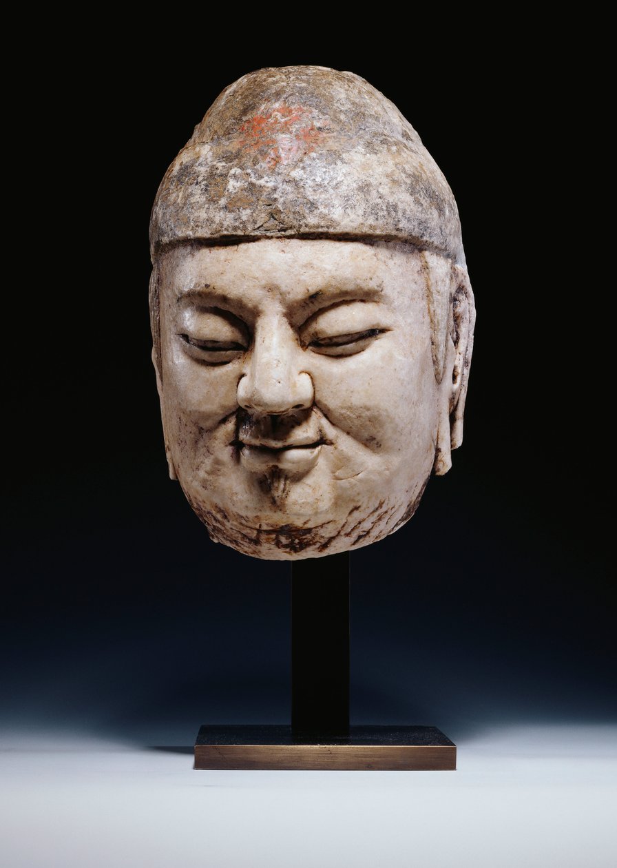 Et marmorhode til en tjenestemann, Tang-dynastiet eller litt tidligere, ca. 618-907 av Tang Dynasty Chinese School