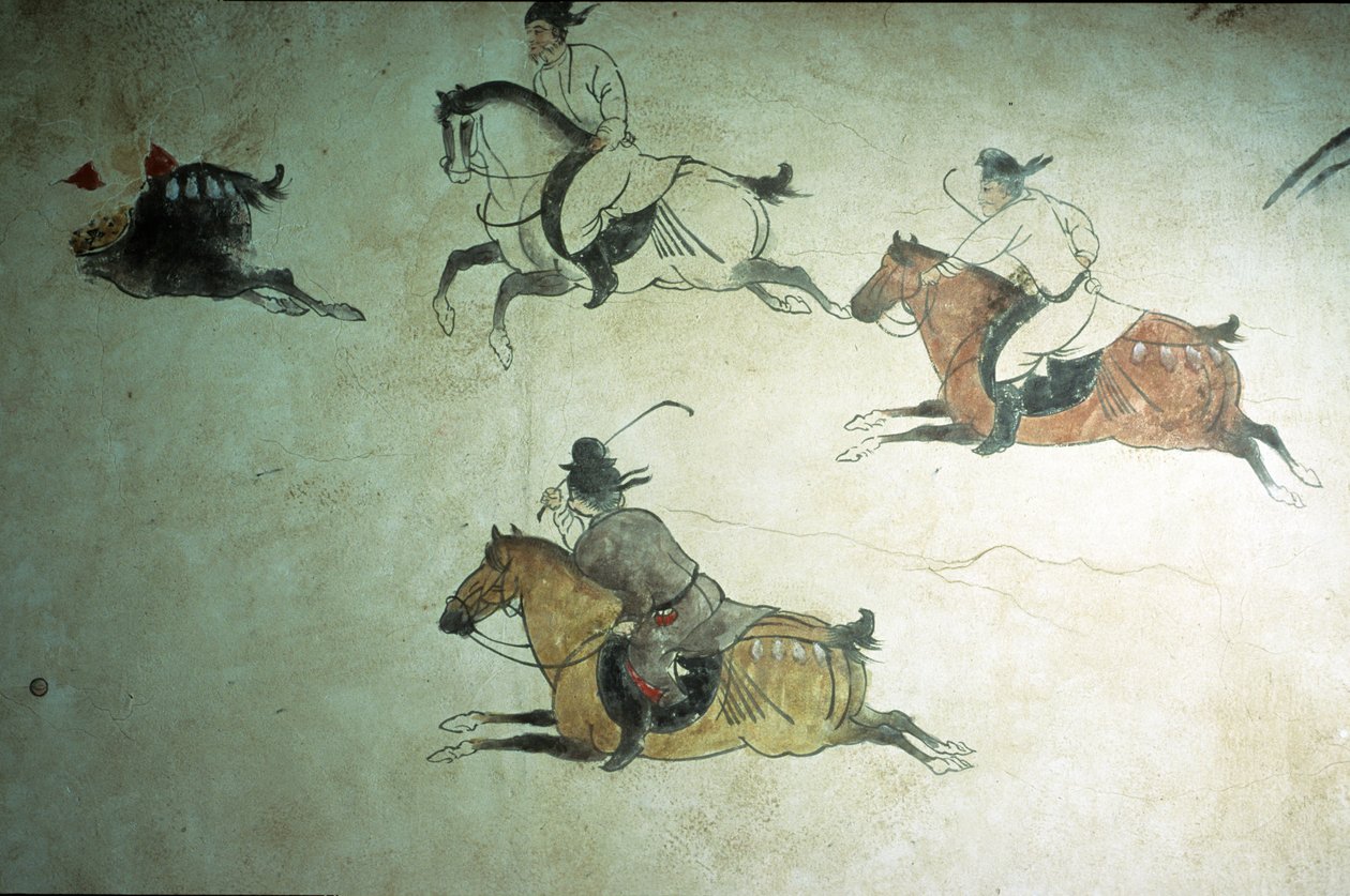 Kronprins Zhangs grav, 2. år av Shenlong, Tang-dynastiet, 618-907 av Tang Dynasty Chinese School