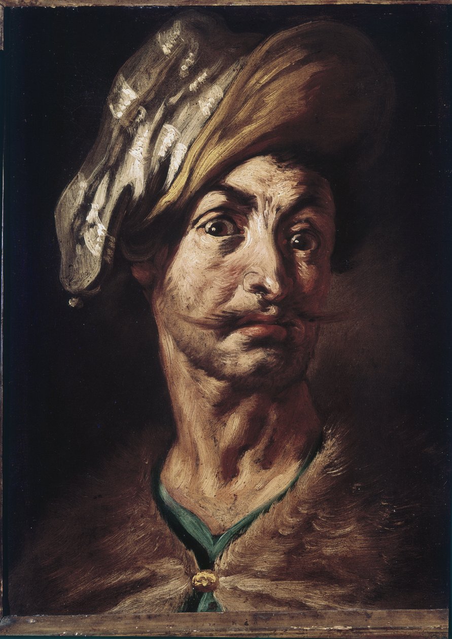 Mannshode med turban av Tanzio da Varallo