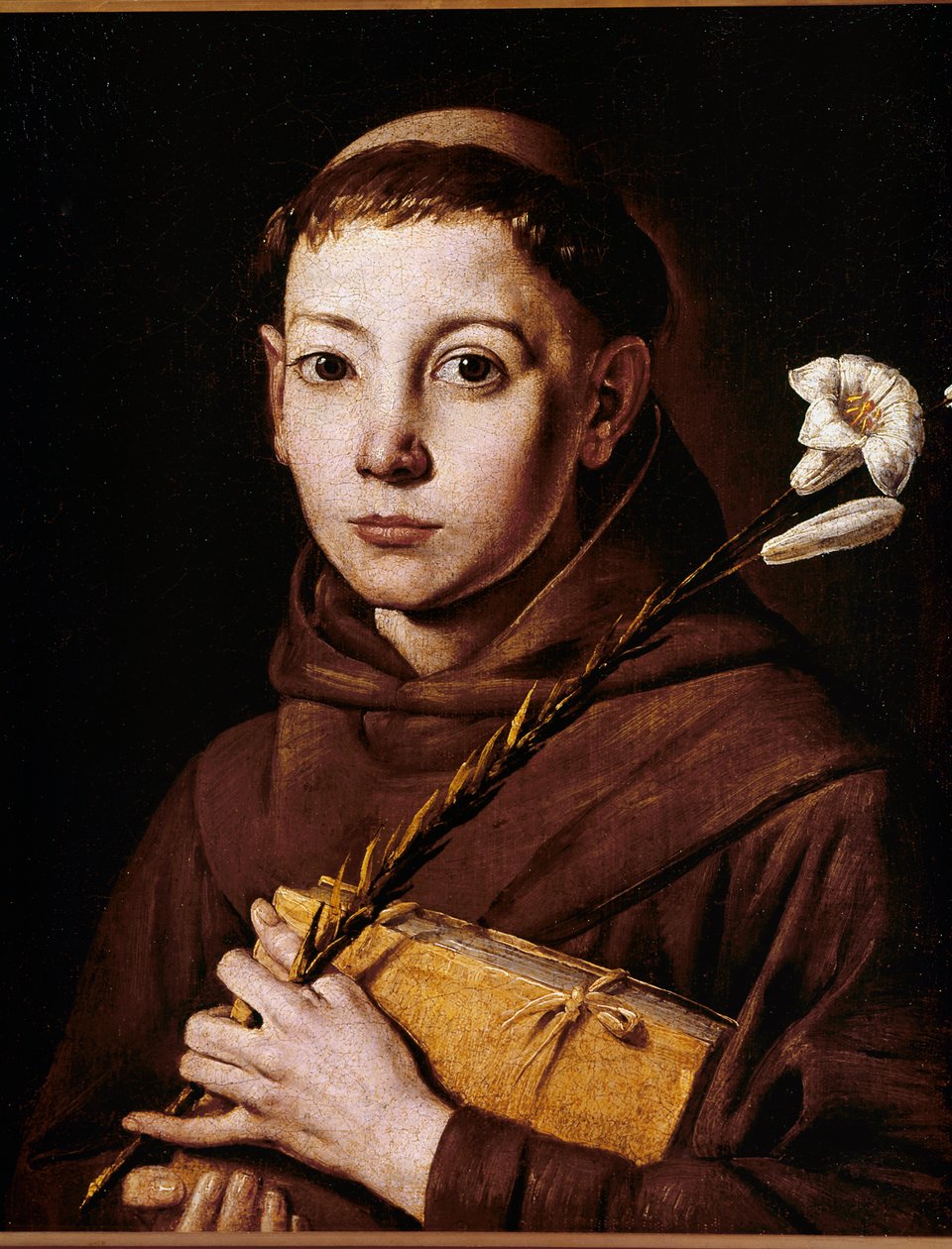Den hellige Antonius av Padua, ca. 1575-80 av Tanzio da Varallo