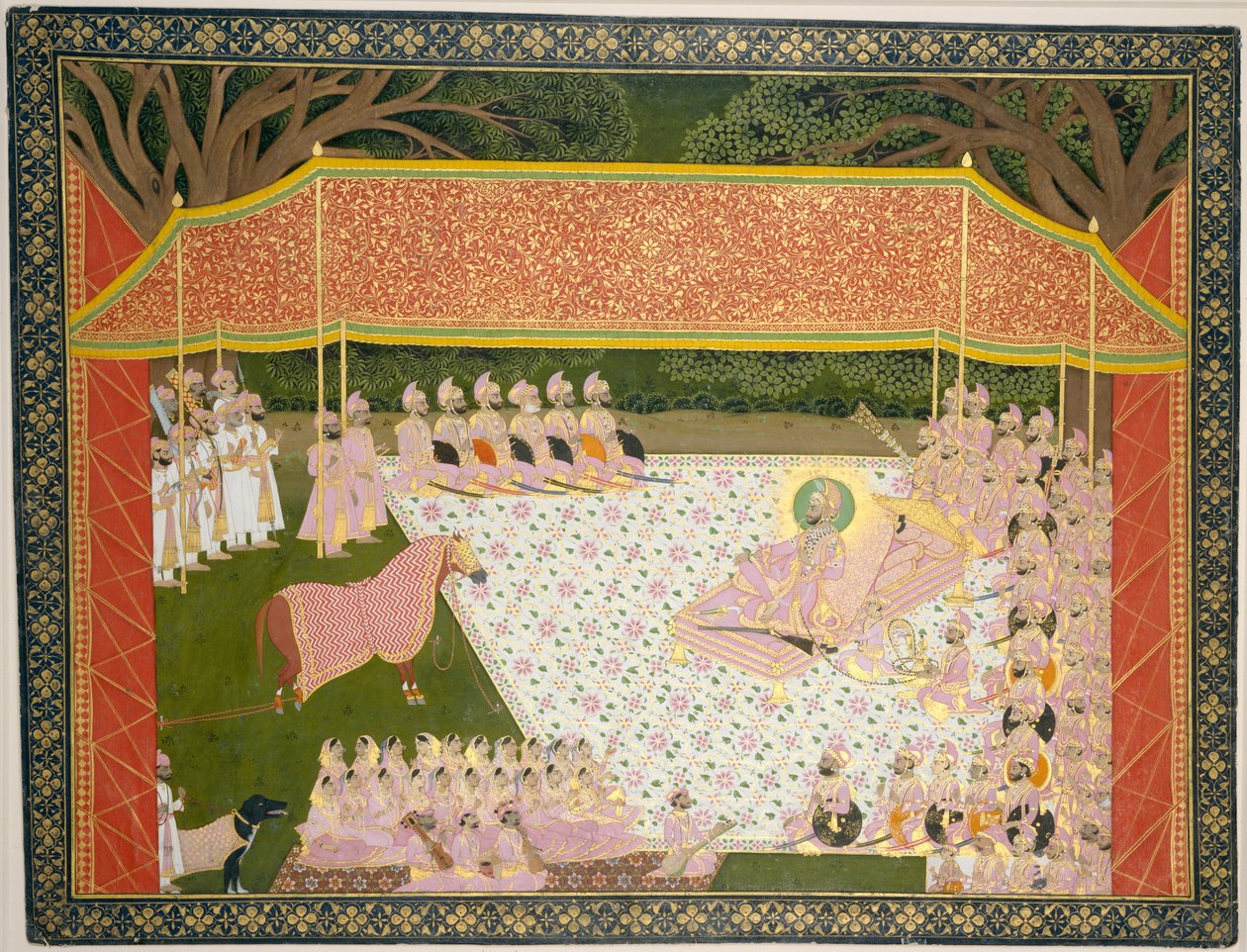 Maharana Sarup Singh inspiserer en prishingst, 1845-46. av Tara