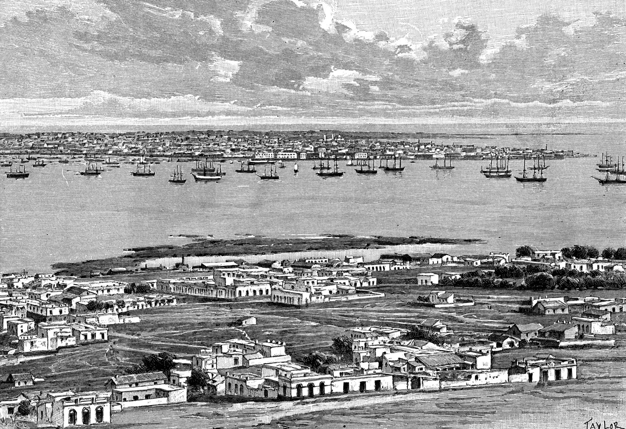 Montevideo, Uruguay, 1895. av Taylor