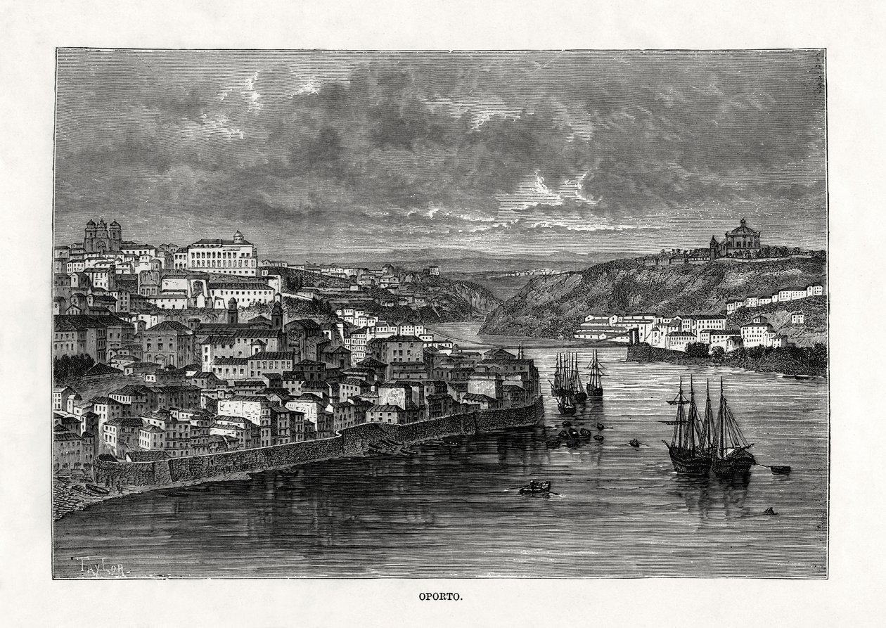 Porto, Portugal, 1800-tallet av Taylor