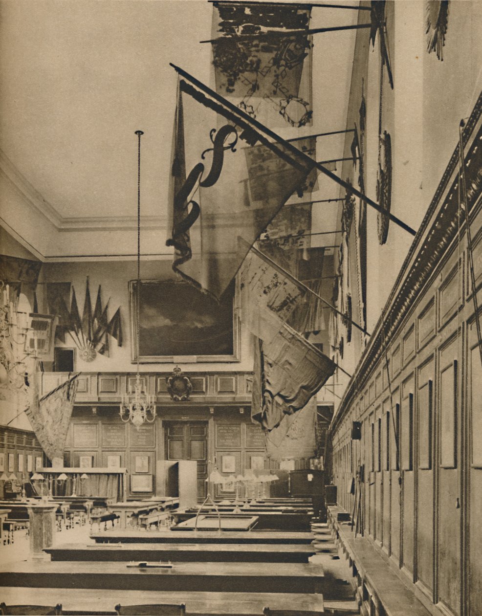 Hvor pensjonistene spiser i strålende farger, ca 1935. av Taylor