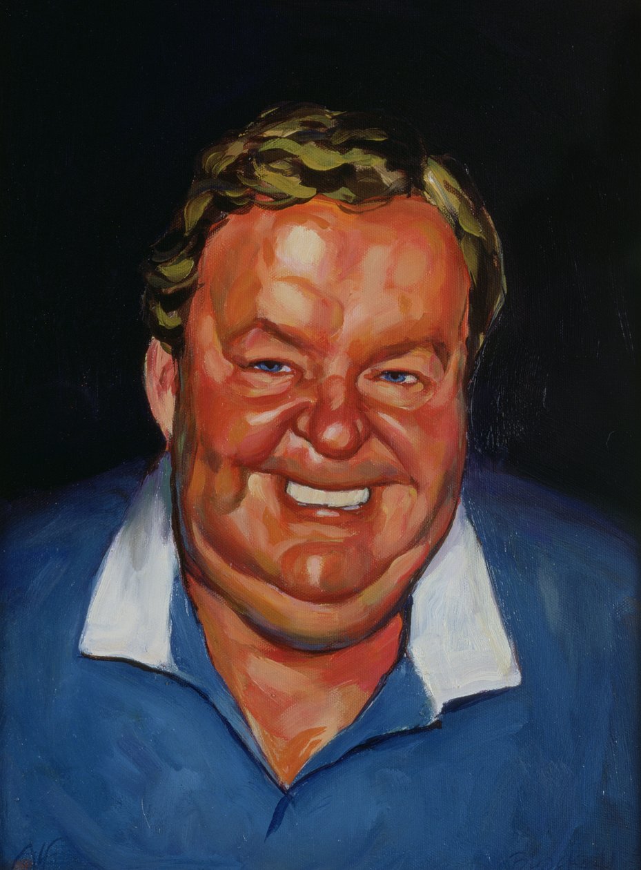 Portrett av den leende mannen, 1993 av Ted Blackall