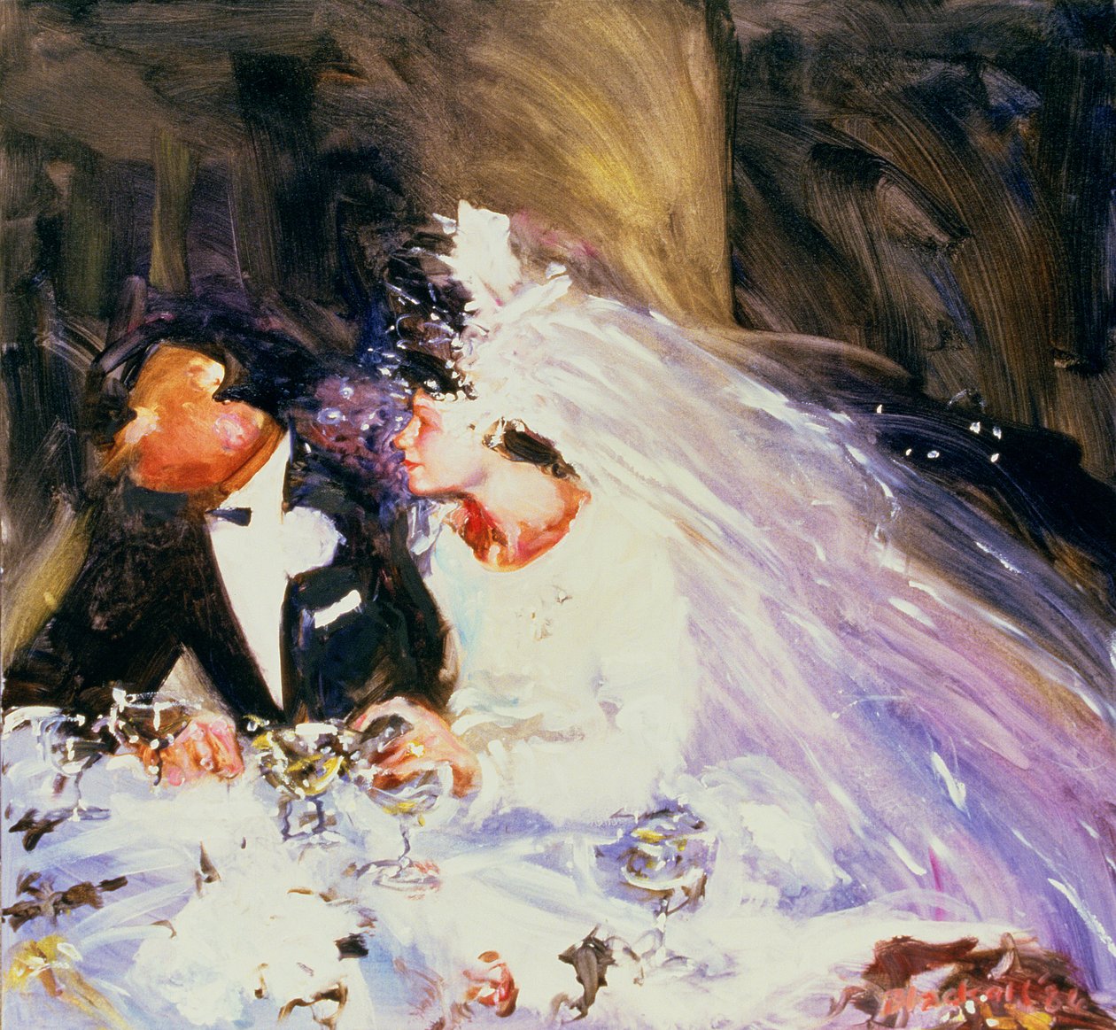 Bruden og brudgommen, 1983 av Ted Blackall