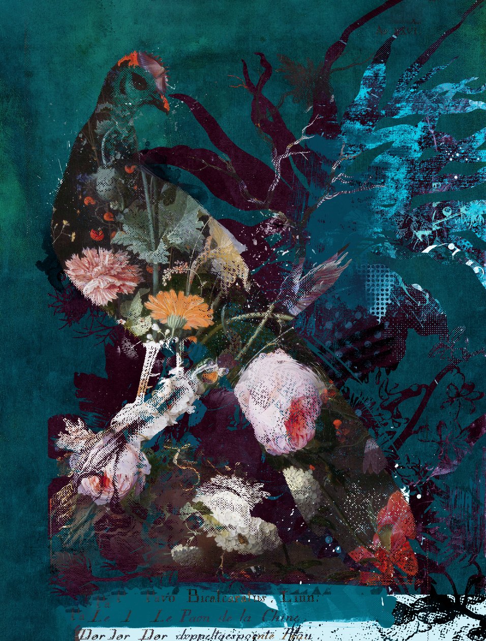 Wildness, 2018 (blandet media på lerret) av Teis Albers
