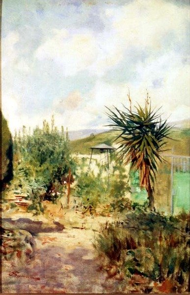 The Garden of Careggi av Telemaco Signorini