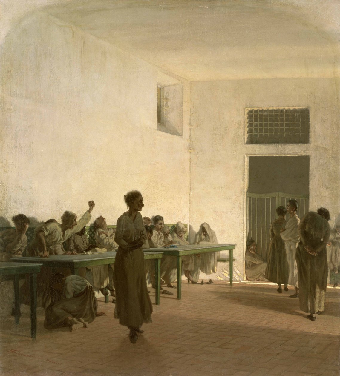 Galehuset, 1865 av Telemaco Signorini