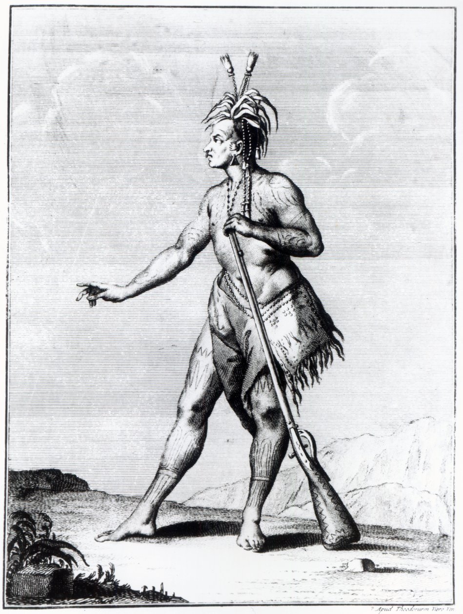 Iroquois Man, innbygger i Canada av Teodoro Viero