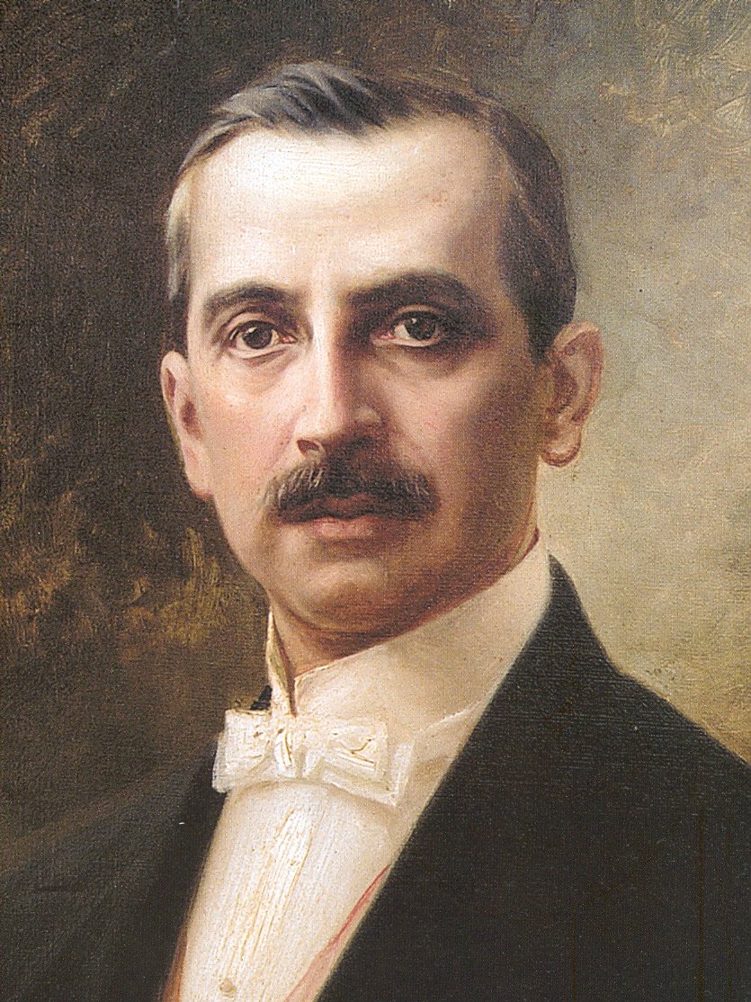 Portrett av Javier Prado y Ugarteche 1871-1921, peruansk politiker og lærer av Teófilo Castillo