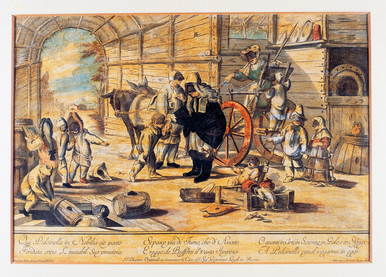Adel av Pulcinella av Blaise Nicolas Le Sueur