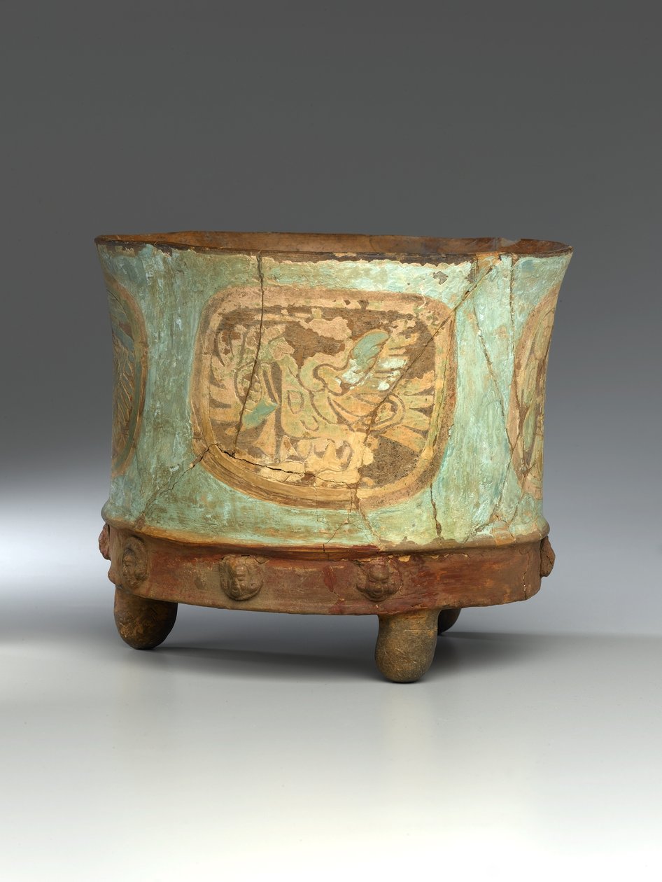 Tripod Jar, ca. 800 (leire) (se også 278901 og 278903-278904) av Teotihuacan