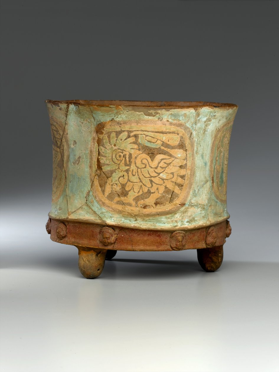 Tripod Jar, ca. 800 (leire) (se også 278901-278903) av Teotihuacan