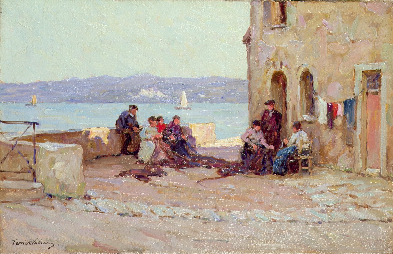 Mending Nets, Martigues, Provence av Terrick Williams