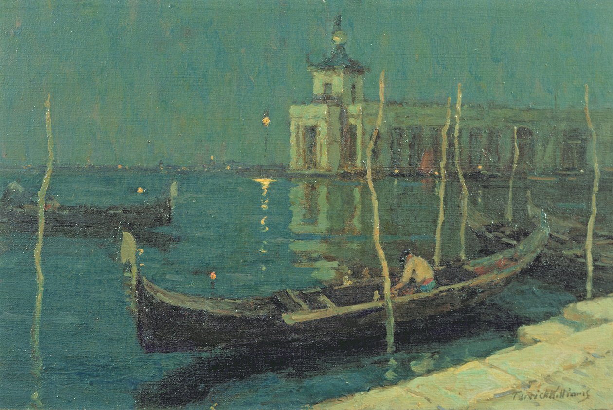 Dogana by Night, Venezia av Terrick Williams